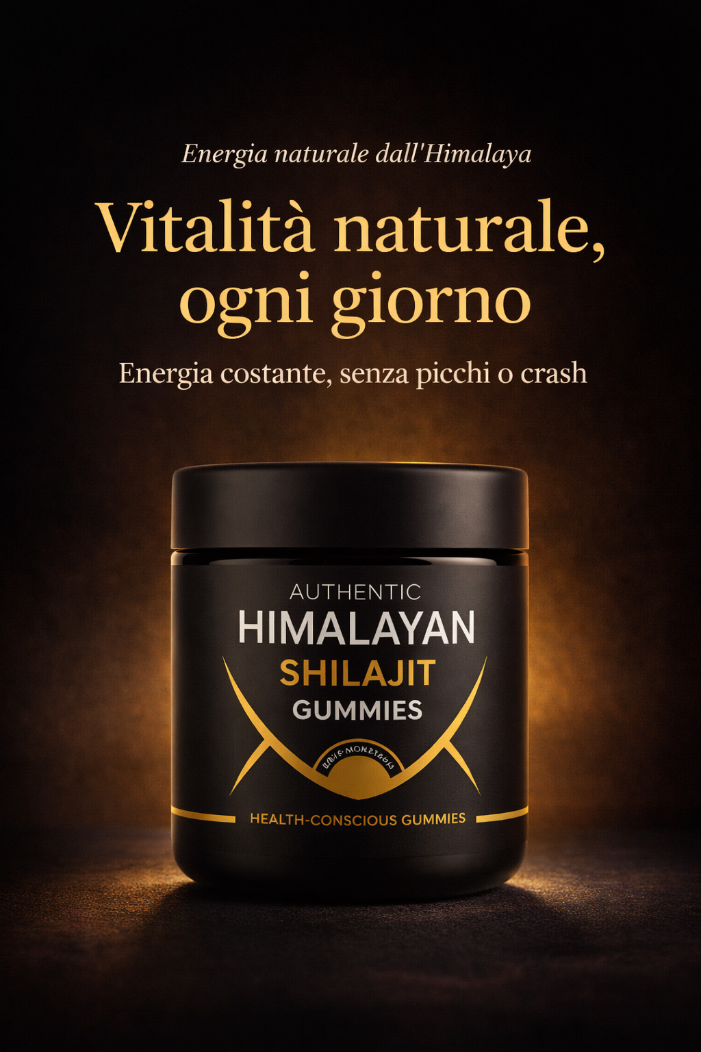 100% Shilajit Gummies – 30 gomme 💎 Fonte di energia vitale dell’Himalaya