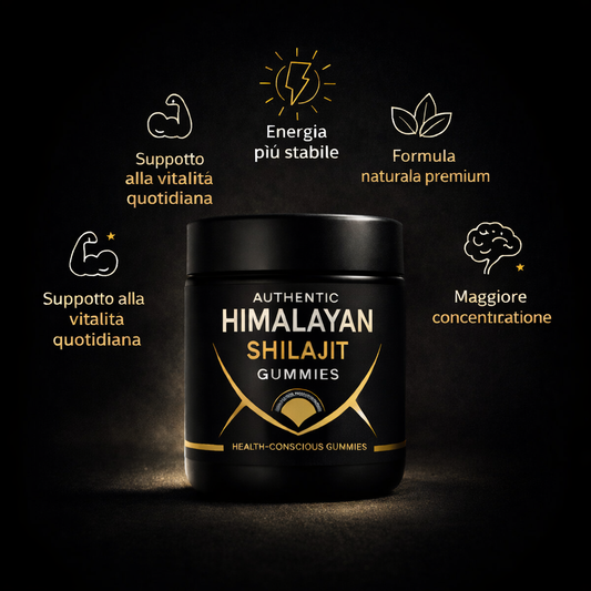 100% Shilajit Gummies – 30 gomme 💎 Fonte di energia vitale dell’Himalaya